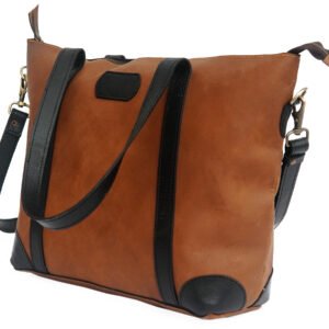 Large Tote Bag - Brown/Black