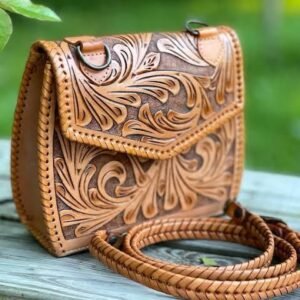 Carved Handmade Pullup Bags